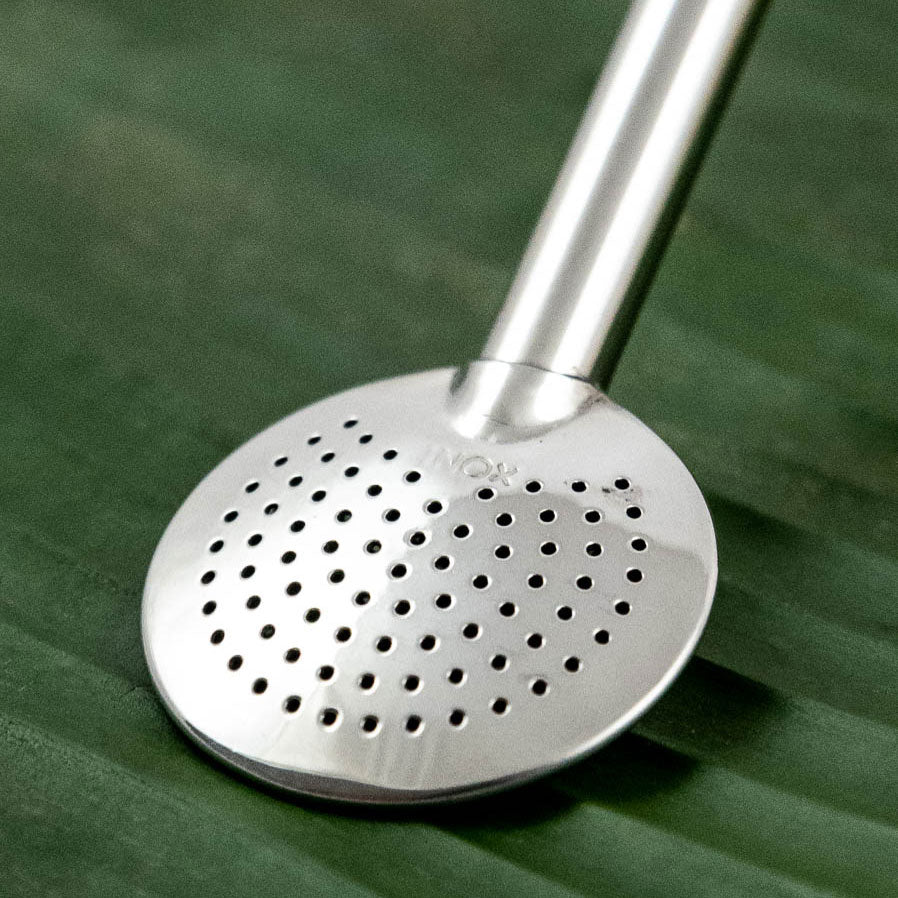 Bombilla- die bomba schlicht Detailansicht Sieb