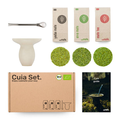 cuia Mate Tee Set Farbe Beige caamate