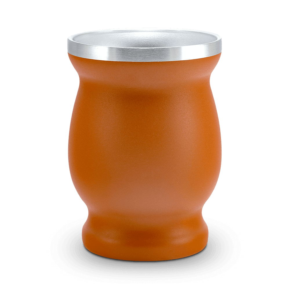 Edelstahl-Matebecher rot von caámate