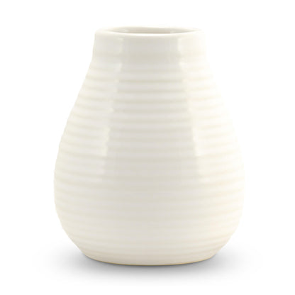 Keramik-Kalebasse weiß von caámate