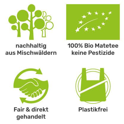Bio-Siegel und Zertifizierungen caámate Mate Tee